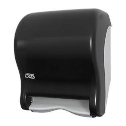 Tork 86ECO Hand Towel Roll Dispenser, Electronic, Touch-Free, 14.39'' Height x 11.78'' Width x 9.12'' Depth, Smoke (Case of 1 Dispenser) Can be used with Tork RB351, RB8002, RK350A