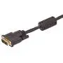 Monoprice 102505 15-Feet 28AWG Standard HDMI to DVI Adapter Cable with Ferrite Cores, Black (102505)