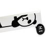 ExcelityFashion Computer Monitor Side Panel Multifunction Memo Pad Transparent Message Board Sticky Board (Hi Panda-Right)