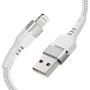 Syncwire iPhone Charger Lightning Cable 4ft [Apple MFI Certified] Upgraded Nylon Braided Fast Charging & Syncing Apple Charger Cord for iPhone 12 11 XS Max XR X 8 Plus 7 Plus 6 Plus Se iPad - Silver