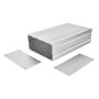 Enclosure Box,Aluminum Alloy Electronic Case,Printed Circuit Board Box,Sandblast Oxidized Silver Protective Case,68 x 145 x 250mm,Suitable for decoders, Controllers, Electronic Products