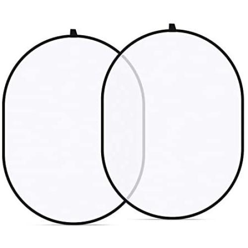 Neewer Professional Lighting Studio 5x7 feet/150x200 cm Pop out Foldable Soft Diffuser Disc Panel Reflector with Carrying Case for Studio and Outdoor Portrait, Product Photography, Video Shooting