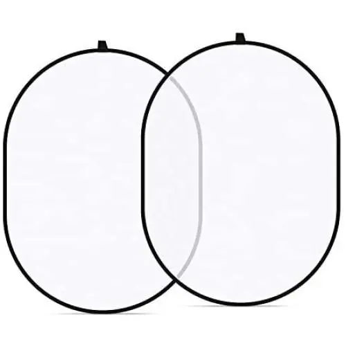 Neewer Professional Lighting Studio 5x7 feet/150x200 cm Pop out Foldable Soft Diffuser Disc Panel Reflector with Carrying Case for Studio and Outdoor Portrait, Product Photography, Video Shooting
