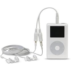 Belkin Speaker and Headphone Splitter, Standard, White