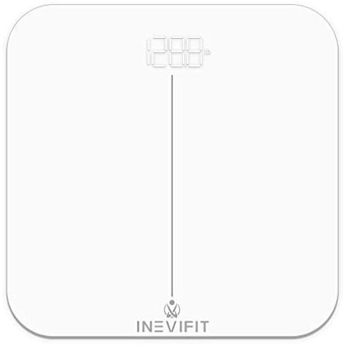 INEVIFIT Premium Bathroom Scale, Highly Accurate Digital Bathroom Body Scale, Precisely Measures Weight up to 400 lbs