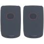 LemSa 2Pcs Soft Silicone Smart Remote Key Fob Cover Case Protector Holder for Mazda 3 CX-30 CX-5 Mazda 6 2019 2020 WAZSKE11D01, Black