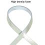Foam Tape Weatherstrip-1 Roll, 1/2 Inch Wide x 1/16 Inch Thick White High Density Foam Seal Strip Self Adhesive Weather Stripping for Door Insulation Total 33 Feet Long（33ft x 1 Roll ）