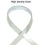 Foam Tape Weatherstrip-1 Roll, 1/2 Inch Wide x 1/16 Inch Thick White High Density Foam Seal Strip Self Adhesive Weather Stripping for Door Insulation Total 33 Feet Long（33ft x 1 Roll ）