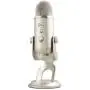 Blue Yeti USB Mic for Recording & Streaming on PC and Mac, 3 Condenser Capsules, 4 Pickup Patterns, Headphone Output and Volume Control, Mic Gain Control, Adjustable Stand, Plug & Play - Platinum