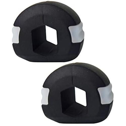 Jawline Exerciser Double Chin Reducer Face 2 pcs Neck Exerciser Double Chin Reducer Jaw Exerciser Chisell Jawline Face Slim Jawline Shaper Facial Exerciser Ball Keep Your Face Slim Coordinated (Black)