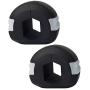 Jawline Exerciser Double Chin Reducer Face 2 pcs Neck Exerciser Double Chin Reducer Jaw Exerciser Chisell Jawline Face Slim Jawline Shaper Facial Exerciser Ball Keep Your Face Slim Coordinated (Black)