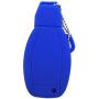 Ezzy Auto Black and Blue Silicone Rubber Key Fob Case Key Covers Key Jacket Skin Protectors fit for Mercedes Benz A B C E G R S Class