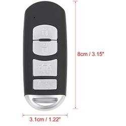 X AUTOHAUX 4 Button Replacement Keyless Entry Remote Car Key Fob 315Mhz WAZSKE13D02 for Mazda 3 2014-2018