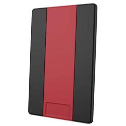Speck Products GrabTab Cell Phone Holder and Stand, Works with Most Cell Phones - Black/Heartrate Red