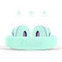 Elecder i36 Kids Headphones Children Girls Boys Teens Foldable Adjustable On Ear Headphones 3.5mm Jack Compatible Cellphones Computer Kindle MP3/4 School Tablet Green/Purple