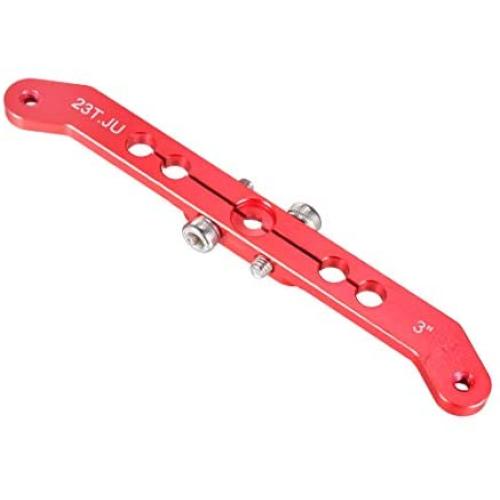 uxcell Aluminum Servo Arms Double Arm 23T 4-40# Thread Red, for 3 Inch JR