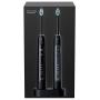 Sonic Toothbrush Double Set with Dual Charging Base and 8 Brush-Heads 5 Modes Smart Auto Timer