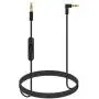 SINDERY Solo 3 Cable Replacement headphones Aux Extension Cord with Mic Compatible with Solo 2/Studio 2/Pro/Headphones or iPods, iPhones, iPads. (Black)