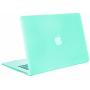 Se7enline MacBook Air 11 inch Cover Rubberized Frosted Soft-Touch Plastic Hard Shell Case for MacBook Air 11.6 A1370, A1465 with Sleeve Bag, Keyboard Cover, Screen Protector, Dust Plug, Aqua Green