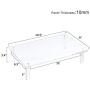 AQUIVER Acrylic Monitor Stand - 10mm Thickness Clear Platform - 14.5(L) x 9(W) x 3.4(H) Ergonomic Desktop Riser - for Laptop, Pc, Notebook, Printer, Computer, Flat Screen LCD TV