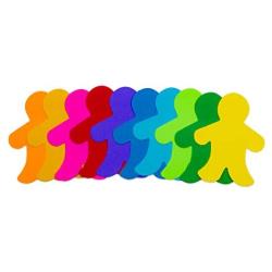 Hygloss Products Bright Family Cut Outs Assorted Color Paper-100 count, 2-Inch
