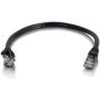 C2G/ Cables to Go 26969 Cat5e Cable - Snagless Unshielded Ethernet Network Patch Cable, Black (1 Foot, 0.30 Meters)