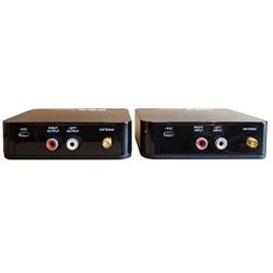 BIC America WTR-Sys Wireless Transmitter/Receiver Kit for Hookup of Wireless Subwoofers and Wireless Powered Speakers, 8.30in. x 8.30in. x 2.20in.