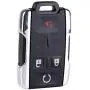 ANGLEWIDE Car Key Fob Keyless Entry Remote SHELL CASE Replacement for 14-17 for Chevrolet Colorado Silverado 1500 Silverado 3500 HD for GMC Sierra Yukon (FCC M3N40821302) 4 Buttons Black 2pad ANGLEWIDE Car Key Fob Keyless Entry Remote SHELL CASE Replacement for 14-17 for Chevrolet Colorado Silverado 1500 Silverado 3500 HD for GMC Sierra Yukon (FCC M3N40821302) 4 Buttons Black 2pad