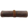 Leather Waxed Canvas Multi Purpose Travel Organizer Roll for Cables / Passport / Wallet / Valuables Handmade by Hide & Drink :: Fatigue