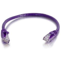 C2G 00470 Cat5e Cable - Snagless Unshielded Ethernet Network Patch Cable, Purple (10 Feet, 3.04 Meters)