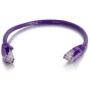 C2G 00470 Cat5e Cable - Snagless Unshielded Ethernet Network Patch Cable, Purple (10 Feet, 3.04 Meters)