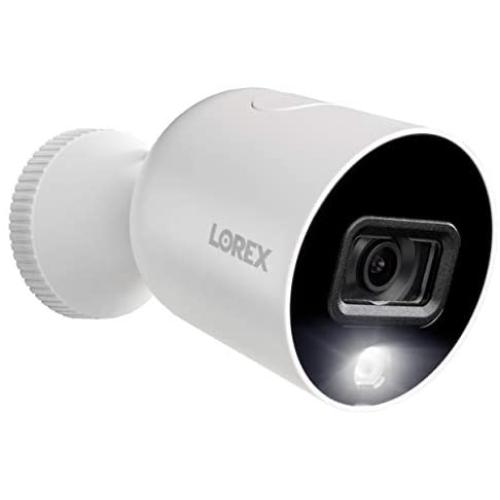 Lorex 1080p WiFi Weatherproof Indoor/Outdoor Camera, Home Surveillance & Ultra HD Smart Deterrence Security Camera w/Long Range Night Vision (32GB Storage)