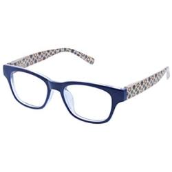 Peepers by PeeperSpecs Womens Apres Ski Focus Square Blue Light Filtering Reading Glasses