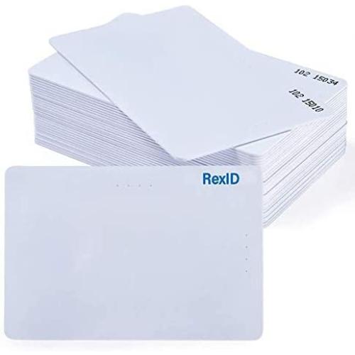 Default Programmed RexID H10301 PVC ISO Proximity Card for Access Control System. Comparable to Standard 26 bit Format for Add-On & Replacement on Current System (5 Pack, Facility Code - 102