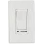 Hamilton Hills LED Dimmer Switch with Faceplate Cover | Magnetic Low Voltage Dimmable Electrical Light Switch for LED Lights in Wall Include Wallplate White