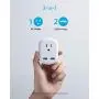 Anker European Travel Adapter, PowerExtend USB Plug International Power Adapter with 2 USB and 1 Outlet, US to Most of Europe EU Spain Iceland Italy France Germany