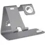 Bestand 3 in 1 Stand Holder for iPhone Mobile Phone iWatch and Charging Stand for Airpods Only, Grey (Patented, Airpods Charging Case NOT Contained)