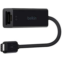 Belkin USB-IF Certified USB Type C (USB-C) to Gigabit Ethernet Adapter, Compatible with USB-C Devices including New MacBook, MacBook Pro (2016), XPS and ChromeBook Pixel (F2CU040btBLK)