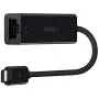 Belkin USB-IF Certified USB Type C (USB-C) to Gigabit Ethernet Adapter, Compatible with USB-C Devices including New MacBook, MacBook Pro (2016), XPS and ChromeBook Pixel (F2CU040btBLK)