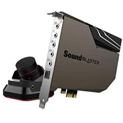 Creative Sound Blaster AE-7 Hi-Res Internal PCIe Sound Card, Quad-Core Processor, 127dB DNR ESS SABRE-class 9018 DAC, Xamp Discrete Custom Bi-amp, Discrete 5.1/Virtual 7.1, Dolby, DTS Encoding (Black)