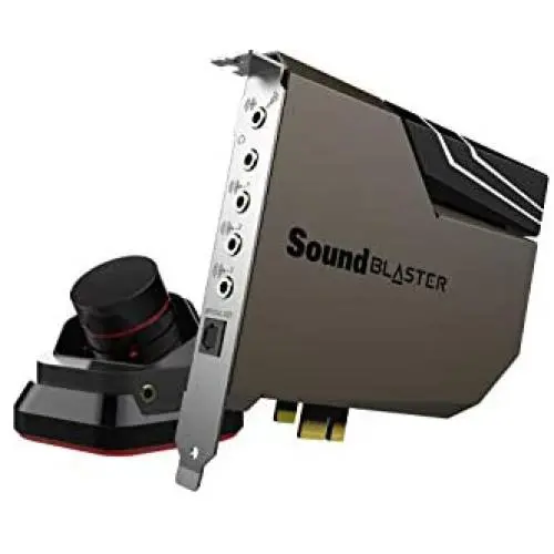 Creative Sound Blaster AE-7 Hi-Res Internal PCIe Sound Card, Quad-Core Processor, 127dB DNR ESS SABRE-class 9018 DAC, Xamp Discrete Custom Bi-amp, Discrete 5.1/Virtual 7.1, Dolby, DTS Encoding (Black)