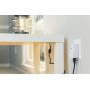 Woods 13569 13569WD Indoor Wireless Remote Kit up to 66 ft. Range, Ideal for Holiday Decorations, Works Through Walls Windows and Doors, Controls up to 3 Devices, 3-Outlet Pack, White/Orange