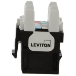 Leviton 61110-RB6 eXtreme 6+ QuickPort Connector, CAT 6, Brown