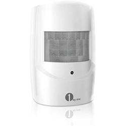 Driveway Alarm, 1byone Motion Sensor 1000ft Operating Range, 36 Melodies, Home Security Alert System with 1 Weatherproof PIR Motion Detector, Protect Indoor/Outdoor Property