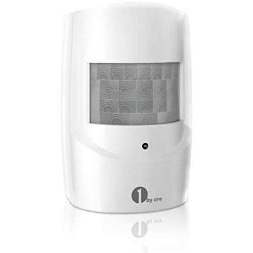 Driveway Alarm, 1byone Motion Sensor 1000ft Operating Range, 36 Melodies, Home Security Alert System with 1 Weatherproof PIR Motion Detector, Protect Indoor/Outdoor Property