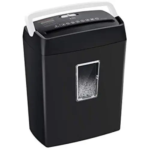 Bonsaii 6-Sheet Cross-Cut Paper Shredder, Shredders for Small Office & Home Use,4-Minute Continuous Running Time, 3.4 Gallons Wastebasket, Grey(C204-C) Bonsaii 6-Sheet Cross-Cut Paper Shredder, Shredders for Small Office & Home Use,4-Minute Continuous Running Time, 3.4 Gallons Wastebasket, Grey(C204-C)