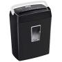 Bonsaii 6-Sheet Cross-Cut Paper Shredder, Shredders for Small Office & Home Use,4-Minute Continuous Running Time, 3.4 Gallons Wastebasket, Grey(C204-C)