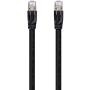 Monoprice 131106 Cat8 Ethernet Network Cable - 7 feet - Black | 2GHz, 40G, 24AWG, S/FTP - Entegrade Series
