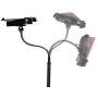 CTA Digital: Height-Adjustable Rotating Gooseneck Stand W/Attachable Locking Wheels for 7-13’’ Tablets/iPad 10.2-Inch (7th & 8th Gen.)/iPad Air 3/12.9-Inch iPad Pro/iPad Gen 6 & More