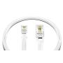 (2 Pack) 3 Feet RJ11 6P4C to RJ45 8P8C Interconnect Telephone Cable (36 Inches, White)